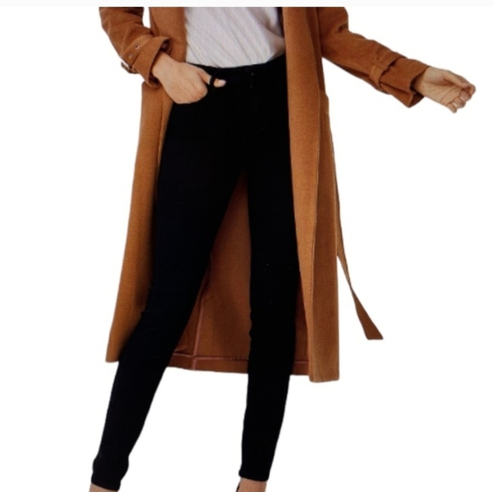 Paige Ultra Verdugo Skinny Black Shadow Jean Size 26